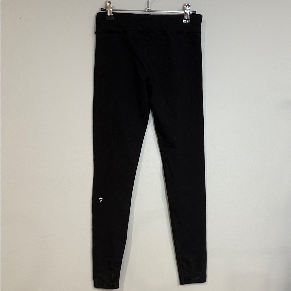 Ivivva lululemon black fold over full length leggings‎